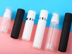 Cosmetic Package Round Plastic Lotion Cream Empty Airless Bottle With Pump