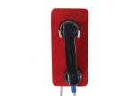 Red Vandal Resistant Telephone Desk Mounting Ip66 GSM Sip Waterproof 2 Years