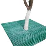 Outdoor Customized Size Street Tree Grates Fiberglass Grtaing In Walkway