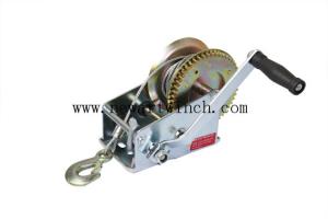 Wholesale A3 Steel Small Boat Winch , Compact Structure Zinc Plated 3500 Lb Hand Winch from china suppliers