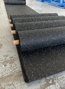 Wholesale Environmentally Friendly 100% Recycled Rubber Floor Rolls 3-20mm Thickness Black with EPDM from china suppliers