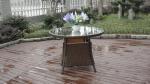 Garden Outdoor Rattan Sofa Set , Luxury Hairy Rattan Furniture