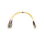 2.0mm Yellow G652D SC LC Fiber Optic Jumper 1m
