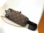 Louis Vuitton Custom Branded Bags Petite Malle Souple Empreinte Monogram Brown
