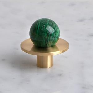 Wholesale Brass Cabinet Handle Pulls Knobs Gold Round solid brass door knobs from china suppliers