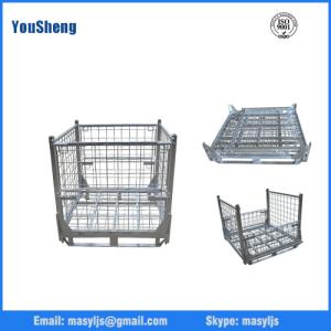 Wholesale Wire container wholesale collapsible foldable wire container for storage solutions from china suppliers