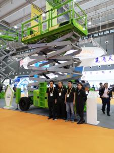 Wholesale Mobile Hydraulic Scissor Lift Rough Terrain Type 700kg Platfrom Capacity from china suppliers
