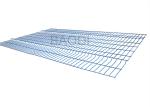 PVC Coated Welded Wire Fence Netting With Blue Color For Road Fencing