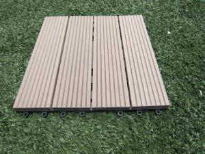 Wholesale Indoor Waterproof Artifical Turf Wood Plastic Composite Flooring for Garden and Balcony from china suppliers