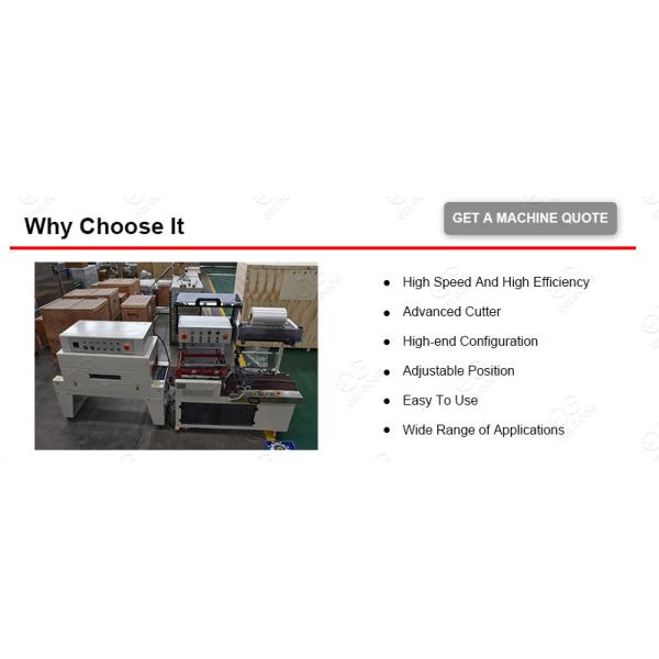 Pizza Shrink Wrap Machine Shrink Wrapping Machine for Food Gelgoog Machinery
