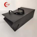 Eco-Friendly Black Gift Paper Bags with Your Own Logo Made in from Recycled