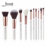 Jessup 10pcs Basic Makeup Brush Set For Daily Use