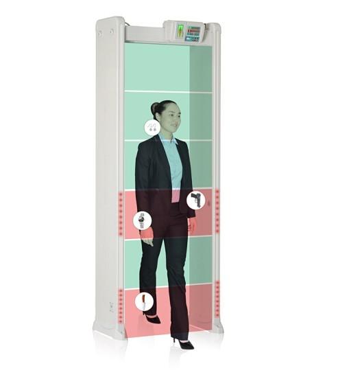 Full Body Walk Through Security Scanners for Passengers , Archway Metal Detector