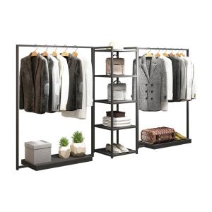 Wholesale Shop Readymade Garment Display Racks For Store Wall Mounted Clothing from china suppliers
