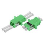 RoHS Duplex Fiber Adapter Fiber Coupler LC APC SM MM DX SX