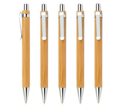 Supply of bamboo advertising pens, bamboo environmentally pen with laser logo bamboo pipes, bamboo wooden ballpoint pens