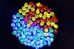 72ft Outdoor Solar String Lights 300MA Reelable With 200 Lamp Beads