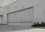Large High Speed Folding Door Dustproof With Plastic PVC Fabric Door Material