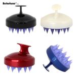 Hand Held Silicone Shampoo Brush , Scalp Massage Brush For Hair Growth