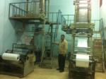 22-50KW Single Winder Polyethylene blown film extruder with gusset device