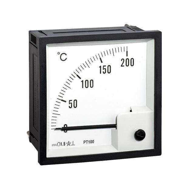 Squre 96*96mm Digital Thermocouple Thermometer Iec60092-50 147m/S2 Impact