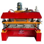 Tr4 trapezoidal roofing sheet roll forming machine for Peru