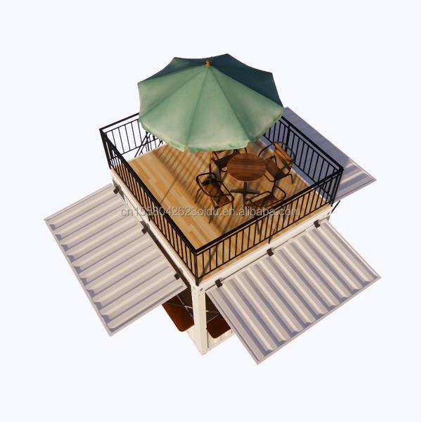 Australian Standards Mobile Store Customized 10 Foot 20 Foot Mobile Container Pop-Up Coffee Bar with Aluminum Alloy Windows