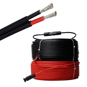 Wholesale Copper Conductor DC Solar Cable Black / Red 5.5mm Outer Diameter from china suppliers