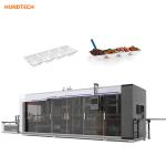 PP PS Plastic Tray Forming Machine Vacuum Equipment 120mm Depth 120KW