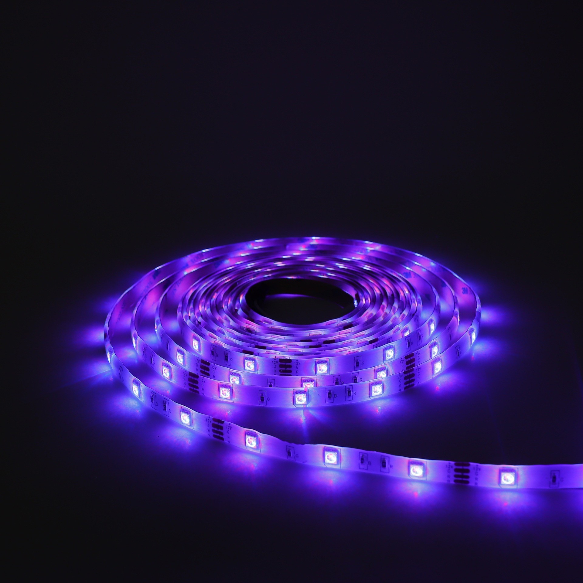 LED Lights Strip with Color Changing Dimmable with Remote Control for Low Power Colorful Waterproof Energy Saving