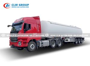 Wholesale 3 Axle Tank Semi Trailer LPG Transport Propane Trailer LPG Trailer 49.6CBM from china suppliers