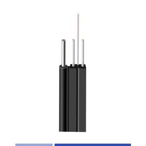 Wholesale LSZH Jacket Outdoor Flat Drop Fiber Cable 9/125 SMF G657A1 6 Fiber from china suppliers