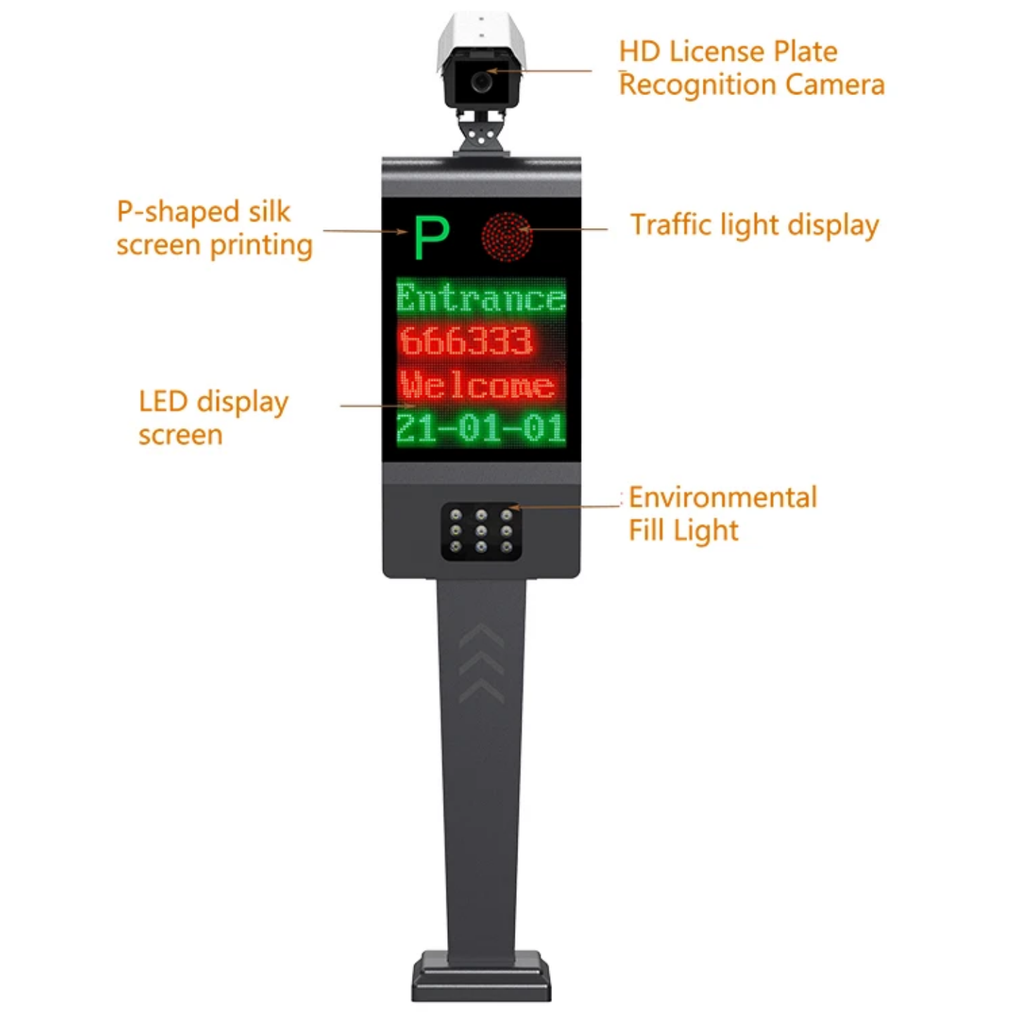 Parking barrier gate License plate recognition system Parking access control