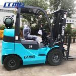 solid tyre triplex mast lpg gasoline Forklift , Material Handling Truck