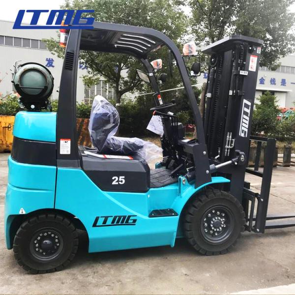 2.5 Tonne Lpg Gasoline Forklift Truck With Solid Tire Optional Engine Energy