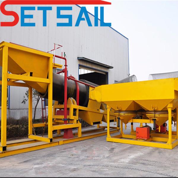 Land Mining Gold Diamond Equipment with Agitation and Fixed Chute