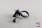 Milk Powder EAS Bottle Tag 40 * 30 Mm Black / Customized Color With Rope