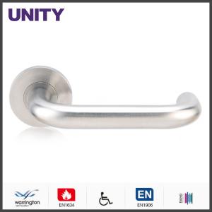 Wholesale Stainless Steel Fire Door Lever Handle EN1906 and EN1634 Satin Finish from china suppliers
