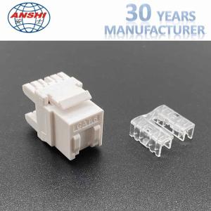 Wholesale Network RJ45 Keystone Jack CAT5E CAT6 180 Degree UTP from china suppliers