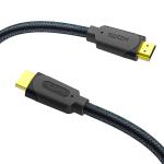 8Gbps Hdmi Cord With Ethernet , Braided HDCP 2.2 Certified Hdmi 4K 60Hz Cable