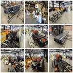 glazed tile Storage Rack Roll Forming Machine Colored Steel 7.5kw