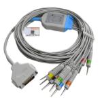 Portable Durable ECG EKG Cable , Multipurpose Patient Monitor Cable