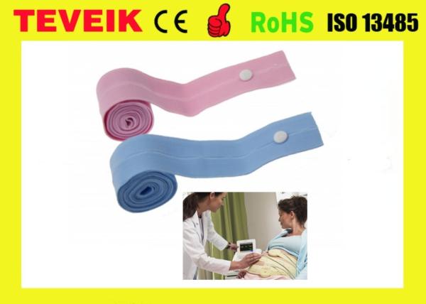 Latex Free M2208A Fetal Monitor Belt CTG Belts with Button 6cm*120cm with RoHS