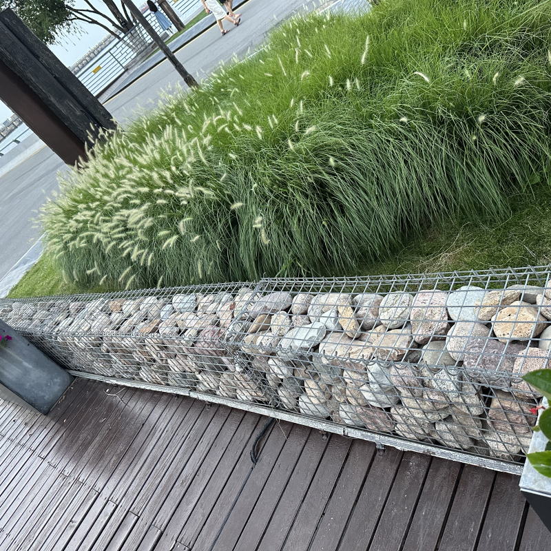 Square Artistic Galvanized Welded Wire Mesh Gabion Baskets for Landscaping Projects
