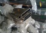 HL Surface Stainless Steel Rectangular Pipe , 2000mm Seamless Stainless Steel