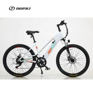 Wholesale Lightweight Aluminium Alloy Electric Mountain Bicycle With Shimano 6 Speed Derailleur from china suppliers