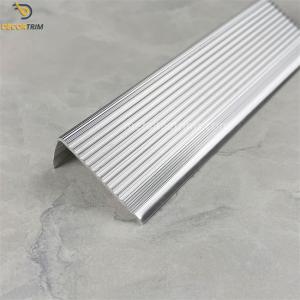 Wholesale Stone Tile Trim Beading White Stripe Anti-Slip Aluminium Floor Edge Trim from china suppliers