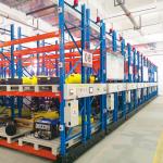 Electric Mobile Pallet Racking Rail-Guided Electric Mobile Rack Warehouse