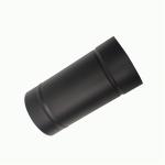 Single Wall Black Straight Insert 300mm Stove Chimney Pipe