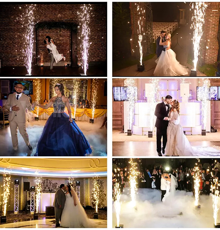 DMX512 Control Cold Sparklers Fountain Machine Party